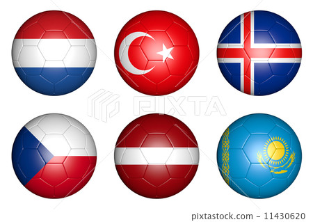 balls with flags 11430620