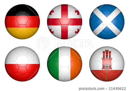 balls with flags 11430622