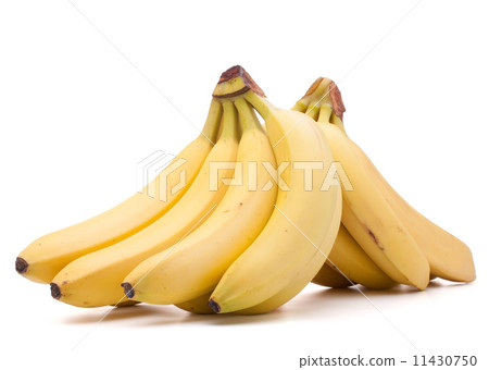 Bananas bunch isolated on white background cutout Bananas bunch isolated on white background cutout 11430750