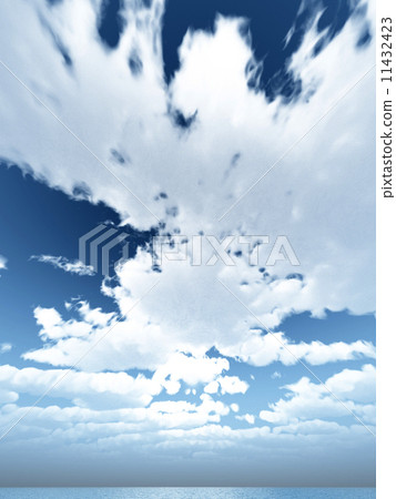Wind and clouds with the sea 11432423