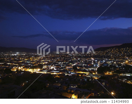 瓦哈卡州 夜景 墨西哥 11434993