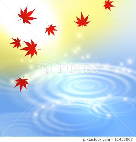 Autumn water surface 11435007