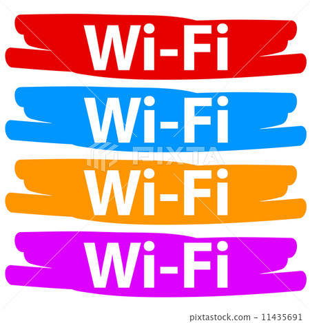 wi-fi banners set 11435691