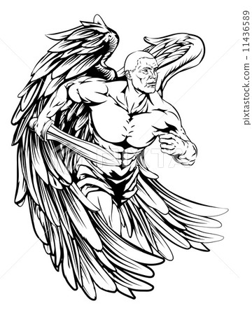 Sword angel character 11436589