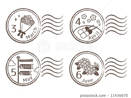 3月至6月的郵戳 11436670