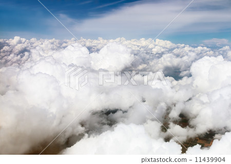 sky with cumulus clouds sky with cumulus clouds 11439904