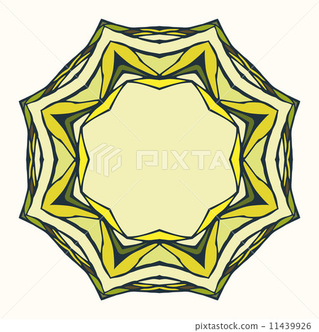 Ethnic round mandala ornamental frame Ethnic round mandala ornamental frame 11439926