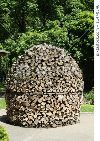 stack firewood fuel 11440346