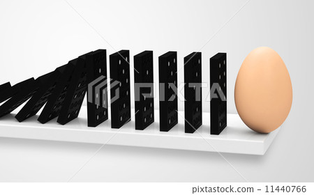 dominoes with a egg 11440766