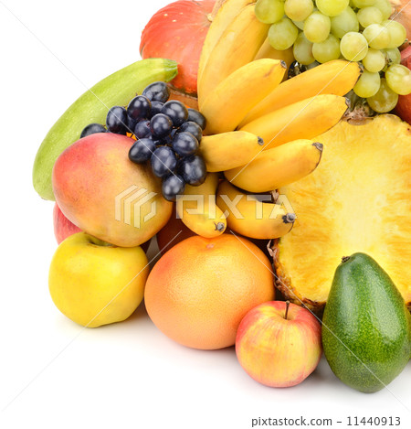 fruit and vegetable isolated on white background 11440913