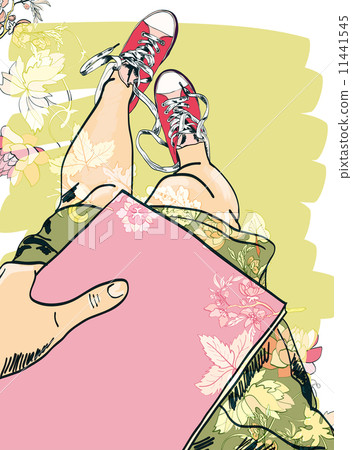 Gumshoes sketch legs girl 11441545