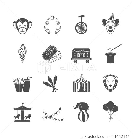 Circus Icons Set 11442145