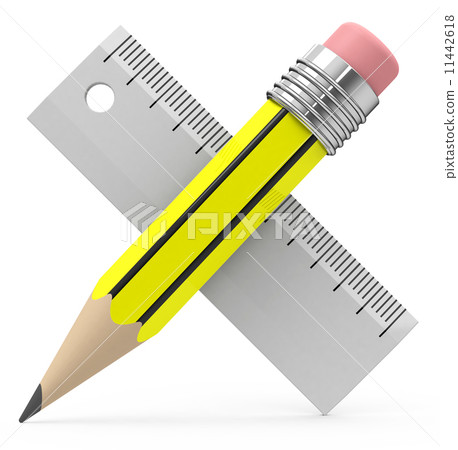pencil and ruler pencil and ruler 11442618