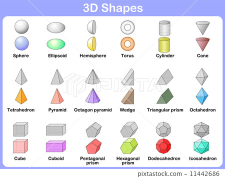 Learning the 3D shapes for kids 11442686
