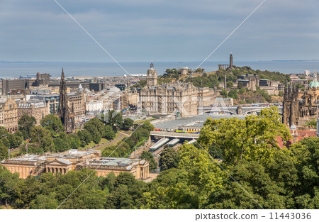 Scott monument, Carlton Hill and gardens in Edinburgh 11443036