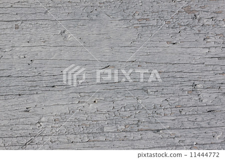 Wooden wall with white paint 11444772