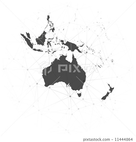 Australia map background vector, illustration for communication Australia map background vector, illustration for communication 11444864