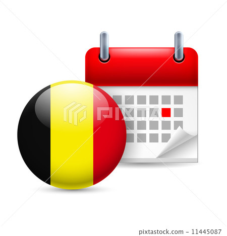 Icon of National Day in Belgium 11445087