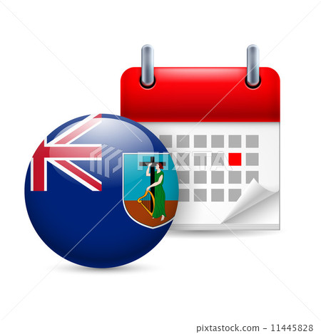 Icon of National Day in Montserrat 11445828