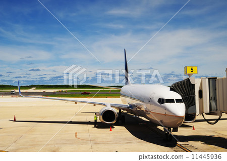 Boarding Bridge Airplane Boarding Bridge Airplane 11445936