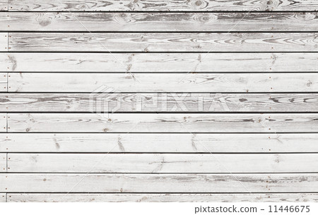 Old white wooden wall background photo texture 11446675