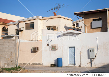 Arabic town street fragment, Rahima, Saudi Arabia 11446686