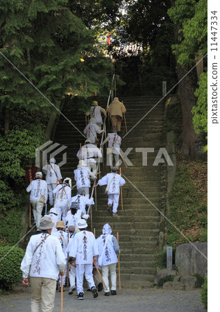 四國神社工廠67號佛教寺廟“Daesung-ji”Okira-san攀登石階 四國神社工廠67號佛教寺廟“Daesung-ji”Okira-san攀登石階 11447334