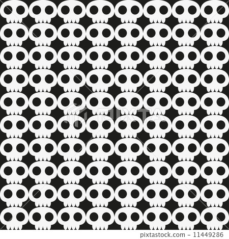 Seamless skull background Seamless skull background 11449286