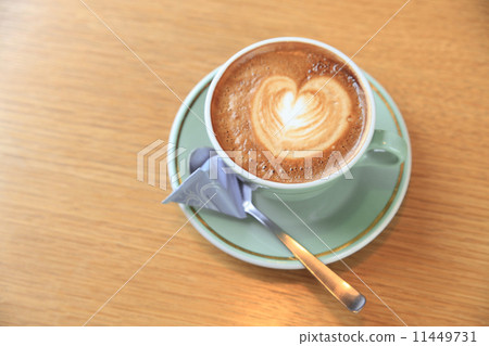 Image of latte art (cafe latte) 11449731