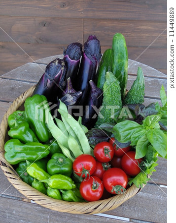 Freshly harvested summer vegetables Freshly harvested summer vegetables 11449889