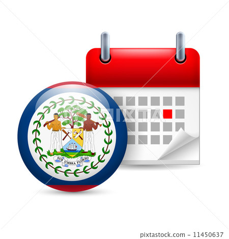 Icon of National Day in  Belize 11450637