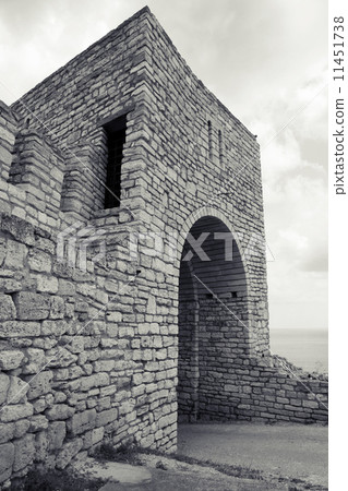 Ancient fortress on Kaliakra headland, Bulgaria, Black Sea Coast Ancient fortress on Kaliakra headland, Bulgaria, Black Sea Coast 11451738