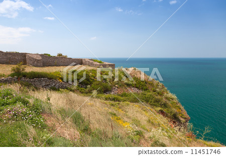 Ancient fortress on Kaliakra headland, Bulgarian Black Sea Coast Ancient fortress on Kaliakra headland, Bulgarian Black Sea Coast 11451746