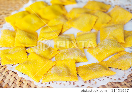 Italian cuisine handmade ravioli 11451937