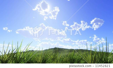 The sun and clouds of the plateau 11452821