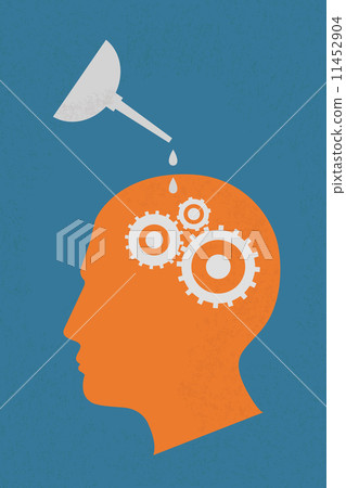Head and Brain Gears in Progress. , eps10 vector format Head and Brain Gears in Progress. , eps10 vector format 11452904