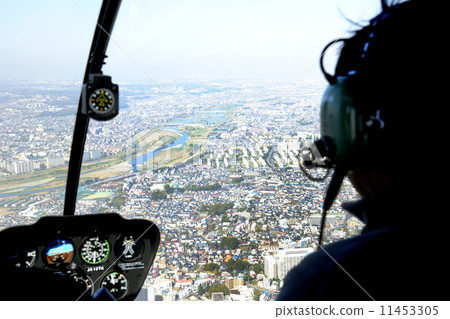 Streets from a helicopter Streets from a helicopter 11453305
