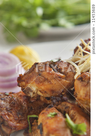 Close-up of fried chicken 11453689