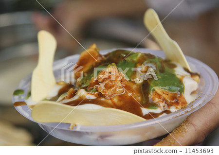 Close-up of delicious papri chat 11453693