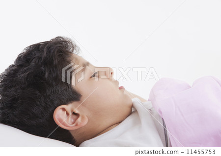 Little boy lying in bed Little boy lying in bed 11455753