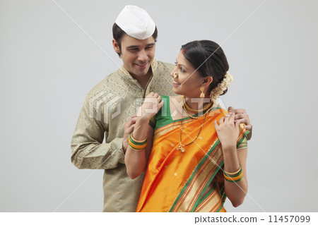 Maharashtrian couple Maharashtrian couple 11457099
