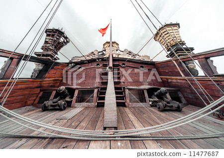 Detail of Galeone Neptune ship 11477687