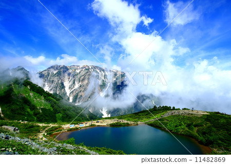 夏季中期的Happazaki池塘 11482869