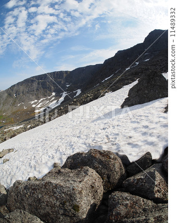 snowfield in the mountains. hibiny snowfield in the mountains. hibiny 11489332
