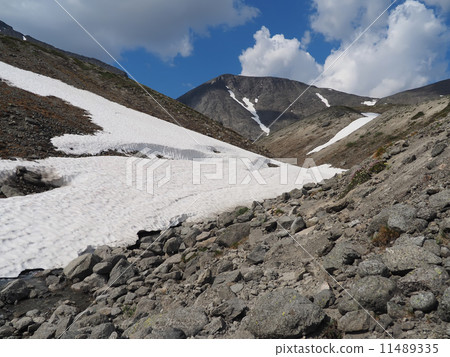 snowfield in the mountains. hibiny snowfield in the mountains. hibiny 11489335