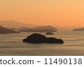 Islands in Setouchi evening sunset 11490138