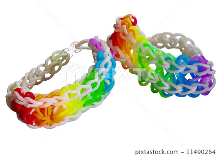 Rainbow loom rubber bands  with colorful fashion bracelet 11490264