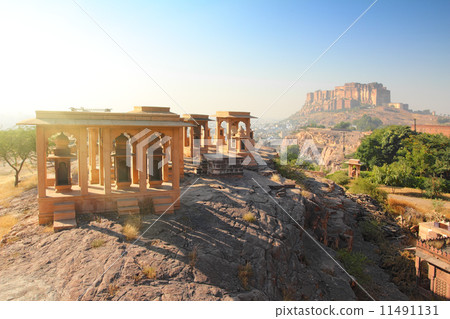 Jodhpur India - Jaswant Thada and fort Jodhpur India - Jaswant Thada and fort 11491131