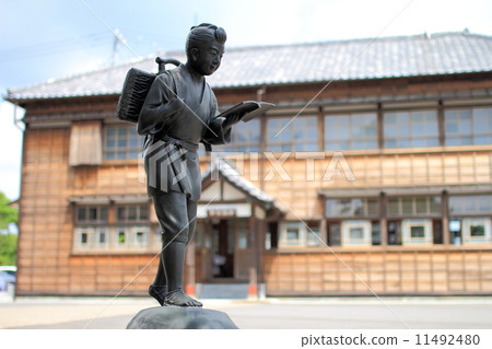 大日本Toatsu KK的Kinjiro Ninomiya雕像 11492480