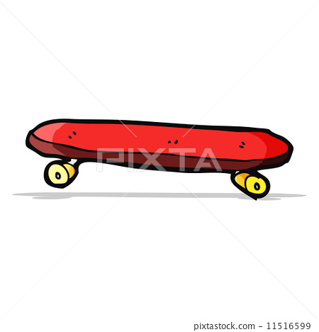 插图素材 cartoon skateboard